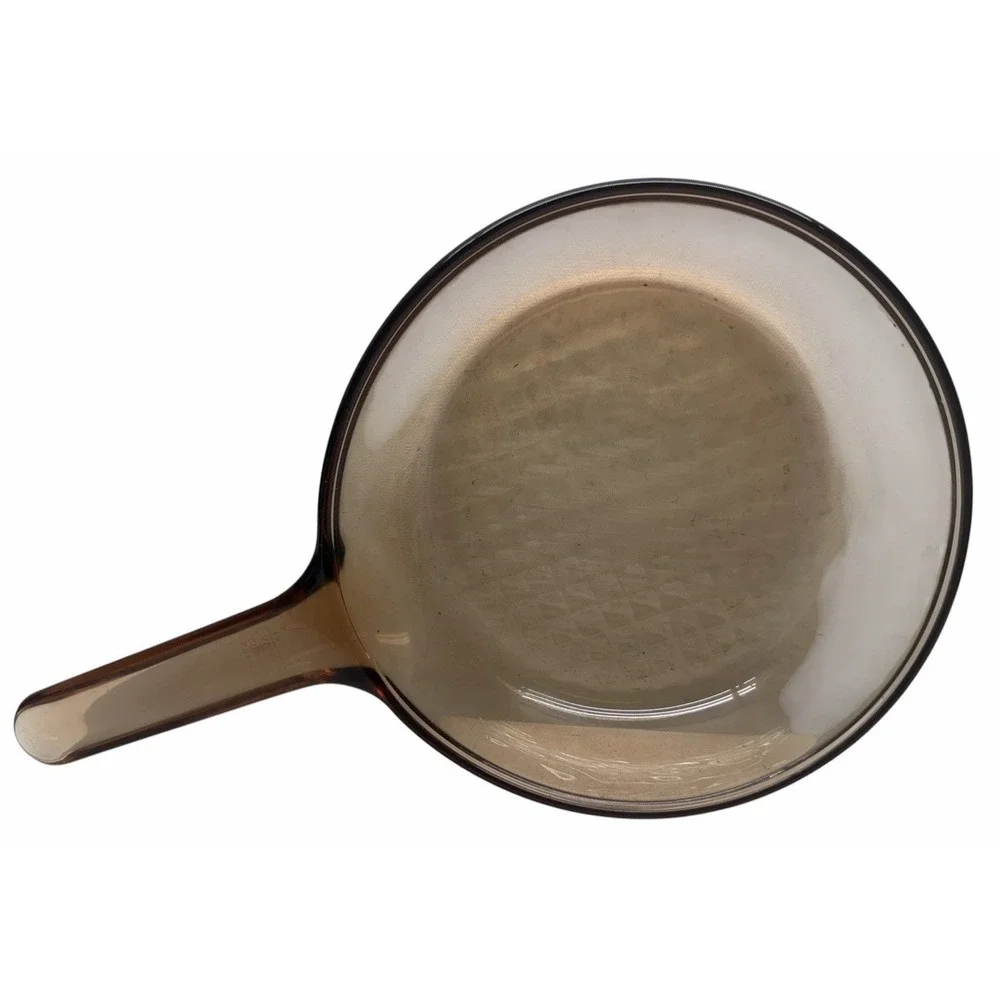 Vintage Vision Corning France Amber Brown Glass 6